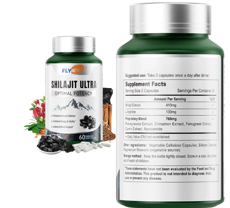 شيلاجيت الهيمالايا النقي 100%، راتنج ناعم، عضوي، قوي